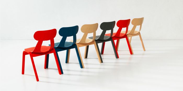 APA W - Stackable chair-all colors